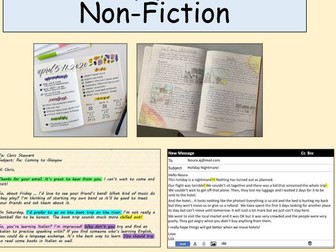 Non-Fiction - Full SOW - Year 7 Low Ability/SEN English
