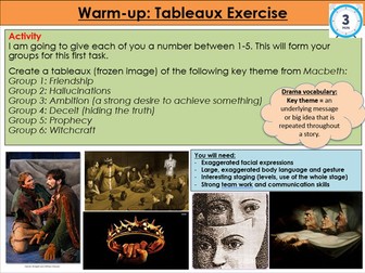 KS3 Drama: Macbeth SoW