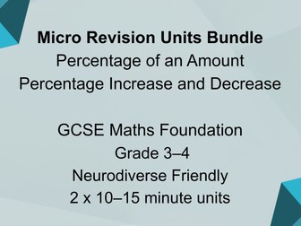 2-Unit Bundle: Percentages Focus Bundle