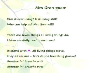 Mrs Gren poem