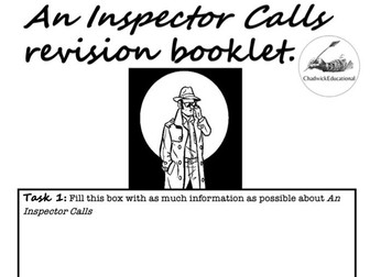 GCSE: An Inspector Calls Revision Booklet