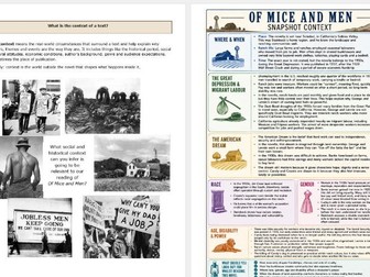 Of Mice and Men student booklet