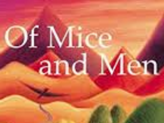 Large Of Mice and Men Scheme of Work/Lessons