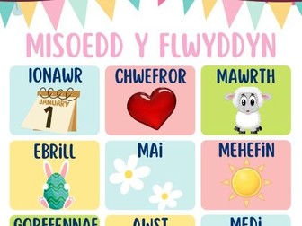 Welsh months of the year