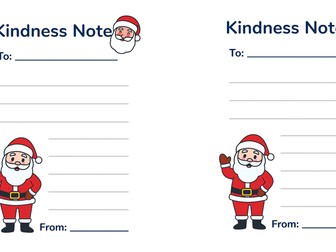 Christmas Kindness Notes