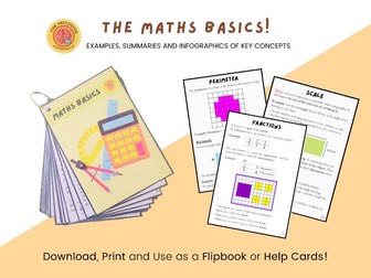Maths Basics | Flipbook | Help Cards | Examples/Summaries/Infographics