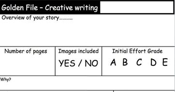 creative writing evaluation
