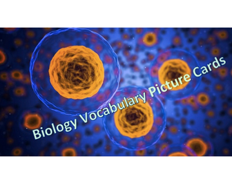 Biology Vocabulary Picture Cards