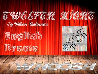 Twelfth Night - WHOOSH! English / Drama Activity Woosh