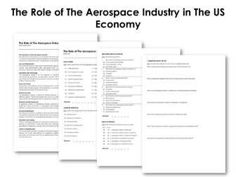The Role of The Aerospace Industry in The US Economy