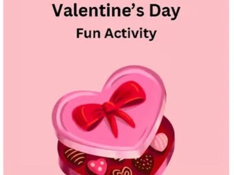 Valentine's Day Fun Worksheets: Bingo, Cards, Coloring, and Word Search