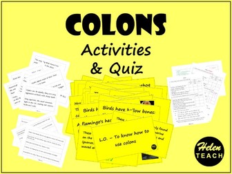 Colons | Activities & Quiz