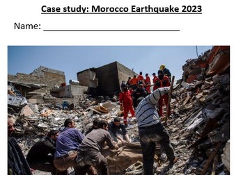 Case Study Morocco Earthquake 2023