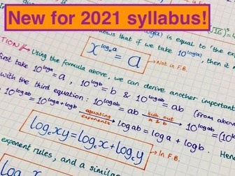 IB Maths AA SL - Topic 1 Algebra Notes