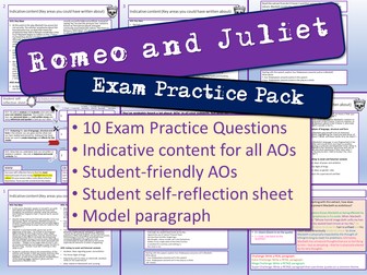 Romeo and Juliet Exam Practice Questions