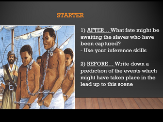 Who was involved in the slave trade?