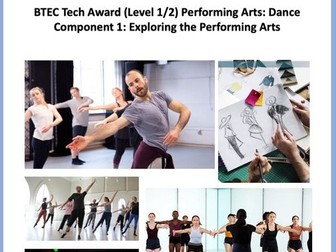 BTEC Dance - NEW 2022 COMP 1 - Worksheet Booklet