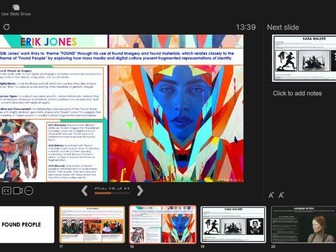 FOUND 2026, Edexcel ESA for GCSE Art and Design - Component 2