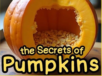 Pumpkin Facts and Realistic Pictures | Fall and Halloween Science Book for Kids