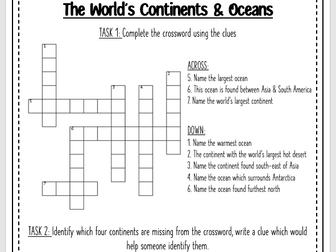 Map Skills Worksheets