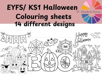 Halloween Colouring Sheets | 14 Printable Halloween Colouring Pages for EYFS & KS1