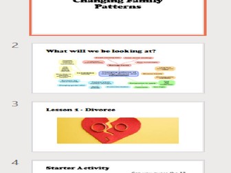 AQA Sociology Changing Family Patterns