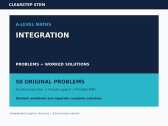 A Level Maths Integration Worked Solutions