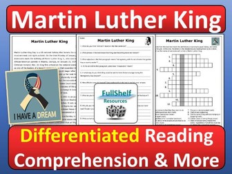 Martin Luther King Reading Comprehension