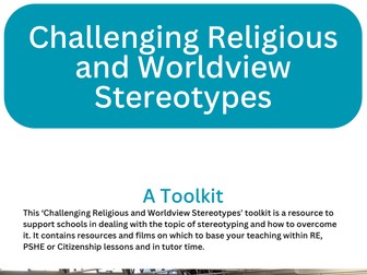 Challenging Religious and Worldview Stereotypes Toolkit
