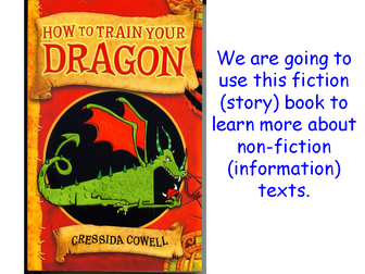 How to Train your Dragon - Non-fiction - 20 resources inc Instructions, Adverts, Information texts