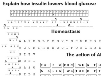 Homeostasis Puzzles