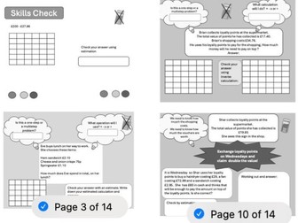 Word problems using the four operations FS1. FS2 maths U1