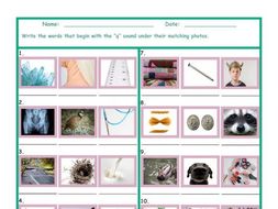 Phonics Q Sound Photo Worksheet