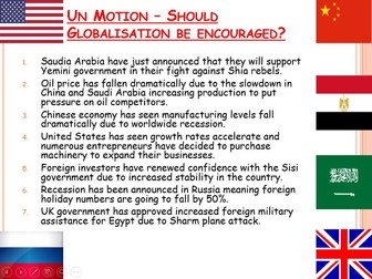 Gobalisation - Unit 4 Edexcel Economics - Yr13