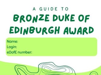 Bronze Duke of Edinburgh Guidebook