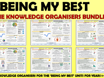 PSHE: Being My Best Primary Knowledge Organisers Bundle!