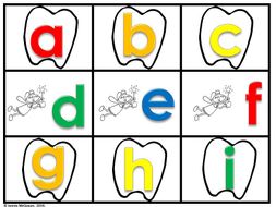 Letters/Sounds Game: Dental Health