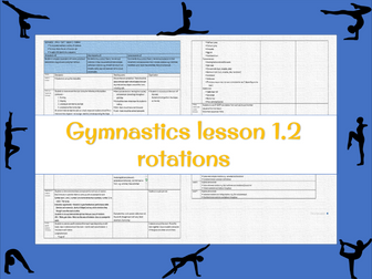 Gymnastics lesson plan - Rotations (year 7 lesson 2)