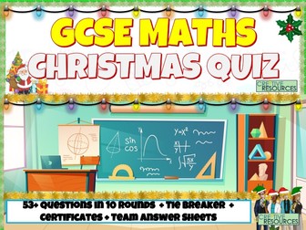 GCSE Maths Christmas Quiz