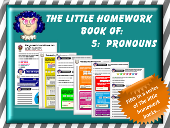 THE LITTLE HOMEWORK BOOK OF PRONOUNS (BOOK 5 IN A SERIES)