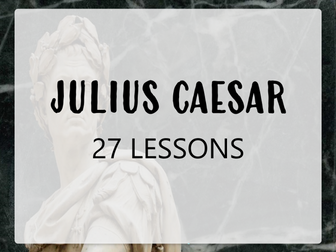 Julius Caesar Scheme of Work