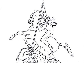 Saint George , Patron saint of England, Feast Day 23rd April
