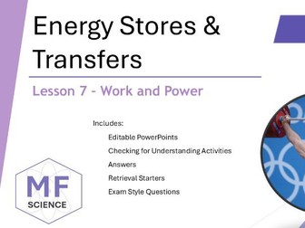AQA GCSE Physics - Work & Power | Complete Lesson