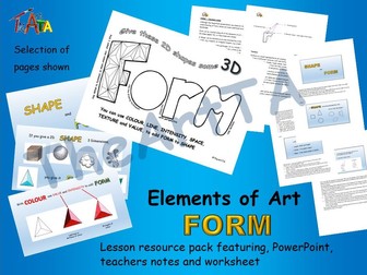 Elements of Art - Shape and Form