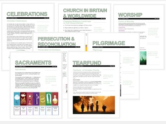 WJEC Eduqas Christianity Practices Exam Booklet Bundle