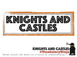 Knights and Castles Topic Vocabulary Packs