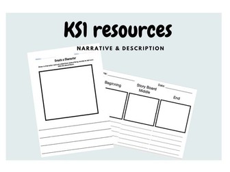 Create a character and narrative resources for KS1
