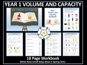 Volume and Capacity - Year 1 - White Rose Maths Style