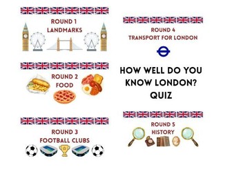 HOW WELL DO YOU KNOW LONDON - FUN QUIZ