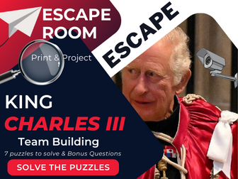 Coronation of King Charles III Escape Room